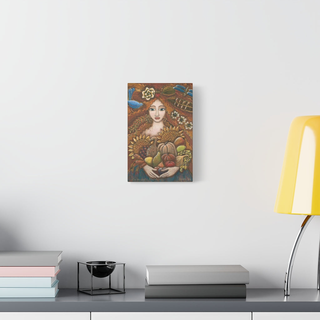 "She Harvests Abundance" Canvas Print (Australia)