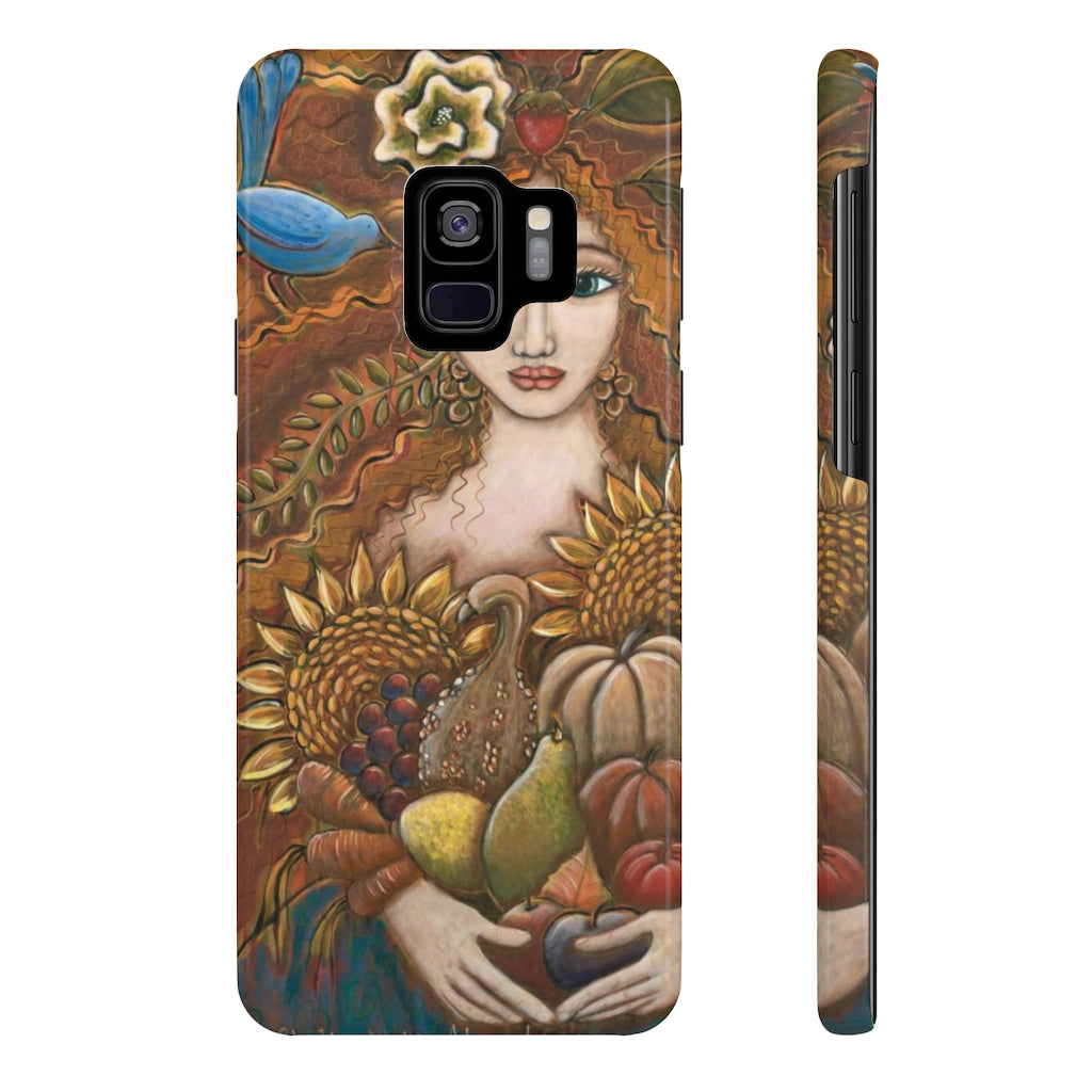 "She Harvests Abundance" - Phone Cases, Case-Mate