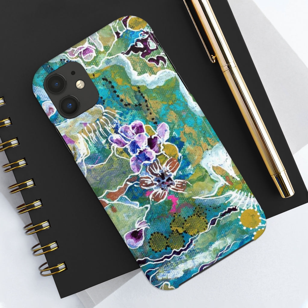 Meditation In Blues - Phone Cases, Case-Mate