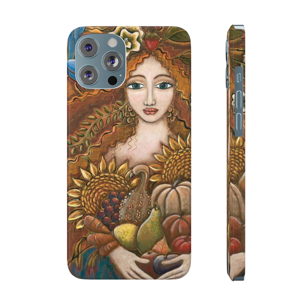 "She Harvests Abundance" - Phone Cases, Case-Mate