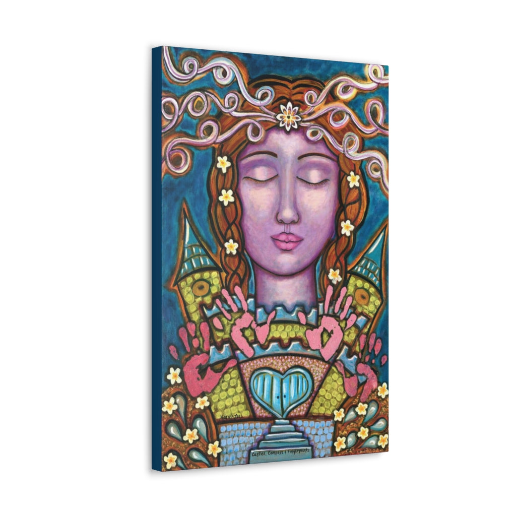 "Castles Compost and Fingerpaints" - Canvas Gallery Wraps