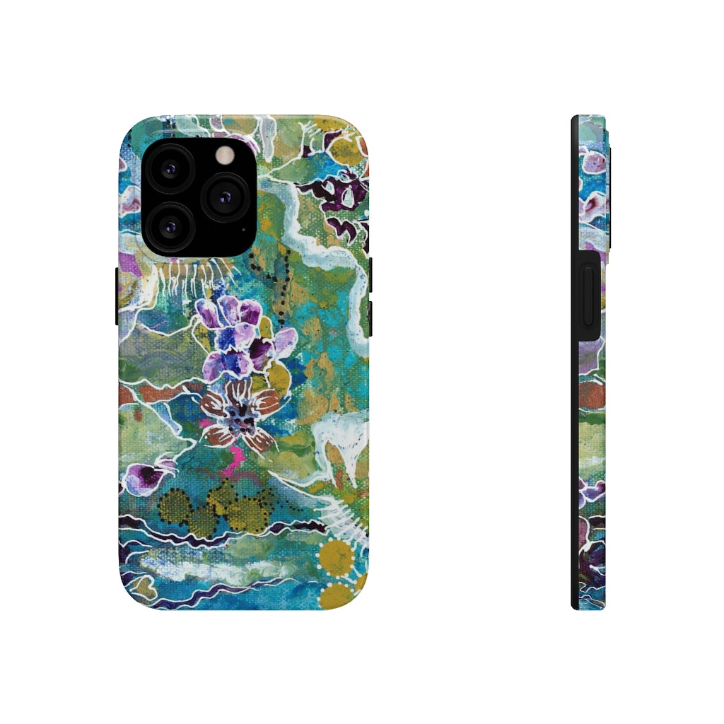 Meditation In Blues - Phone Cases, Case-Mate