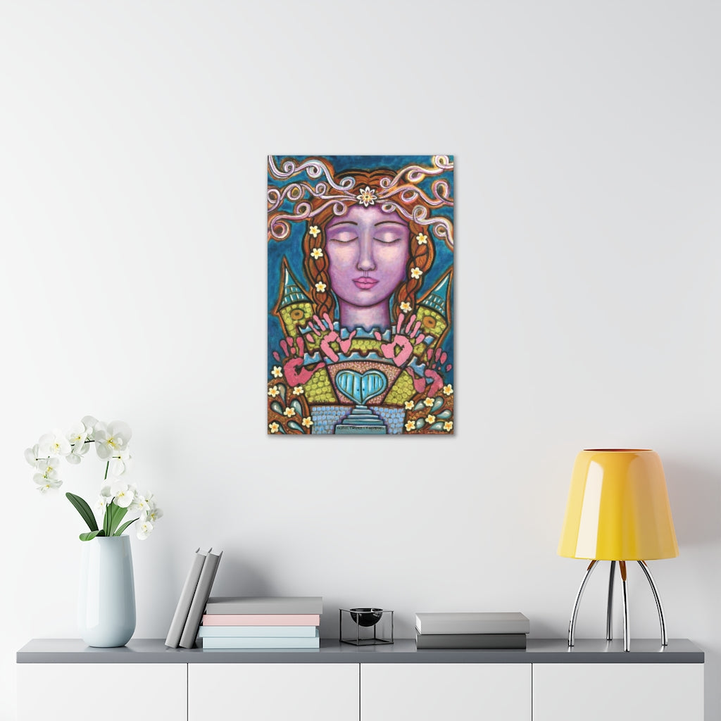 "Castles Compost and Fingerpaints" - Canvas Gallery Wraps