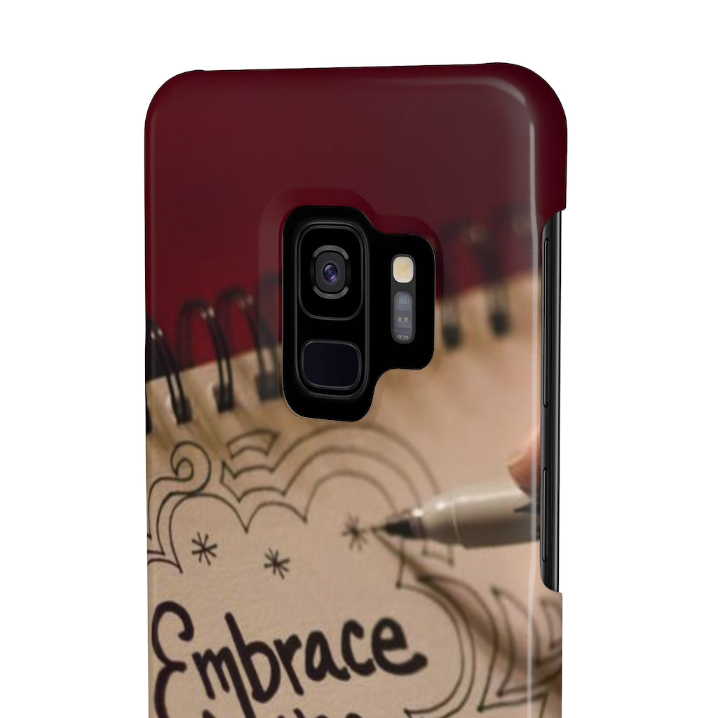 "Embrace the Mystery" - Slim Phone Cases, Case-Mate
