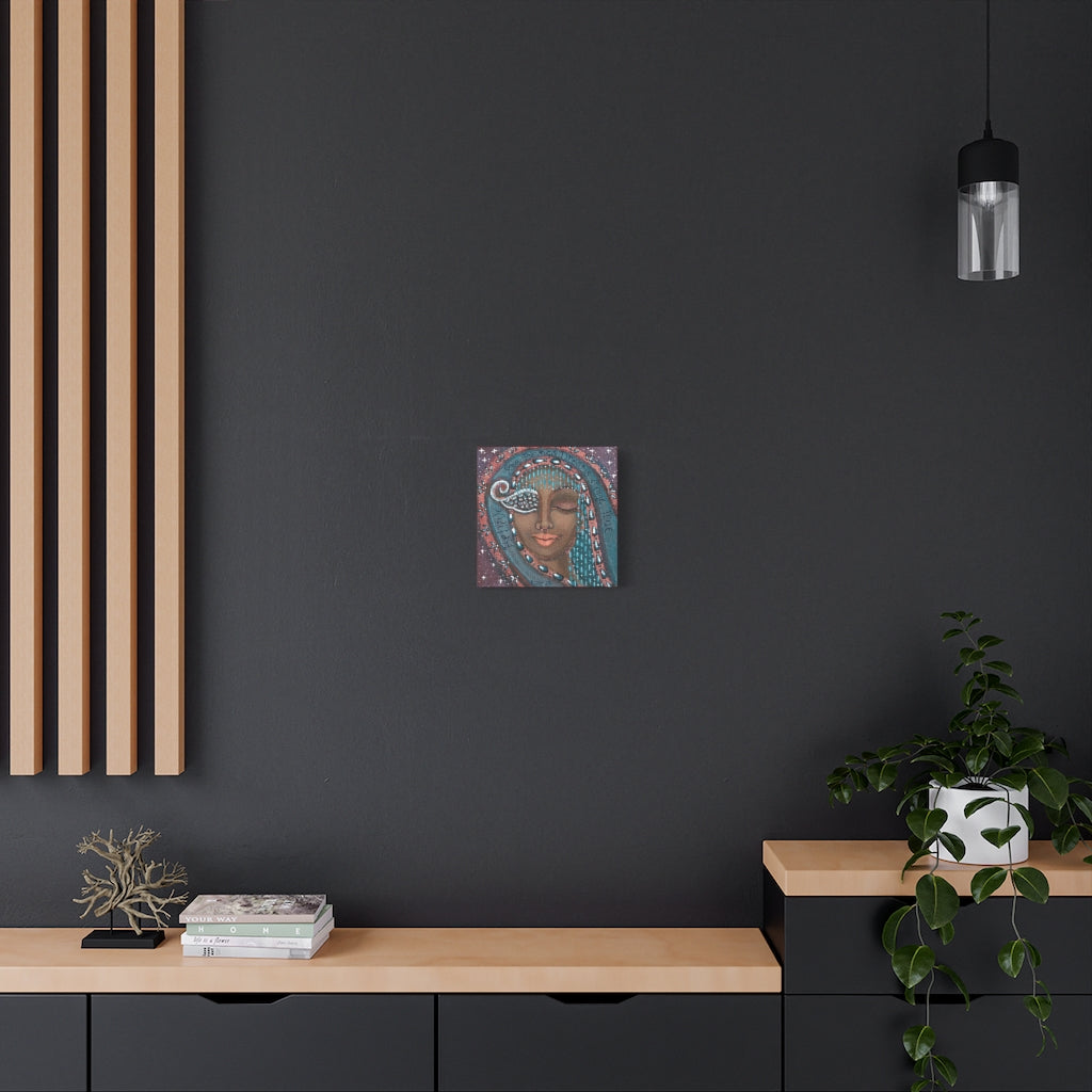 "She Believes in Dreams Come True" Canvas Print 12x12 Inches (Australia)