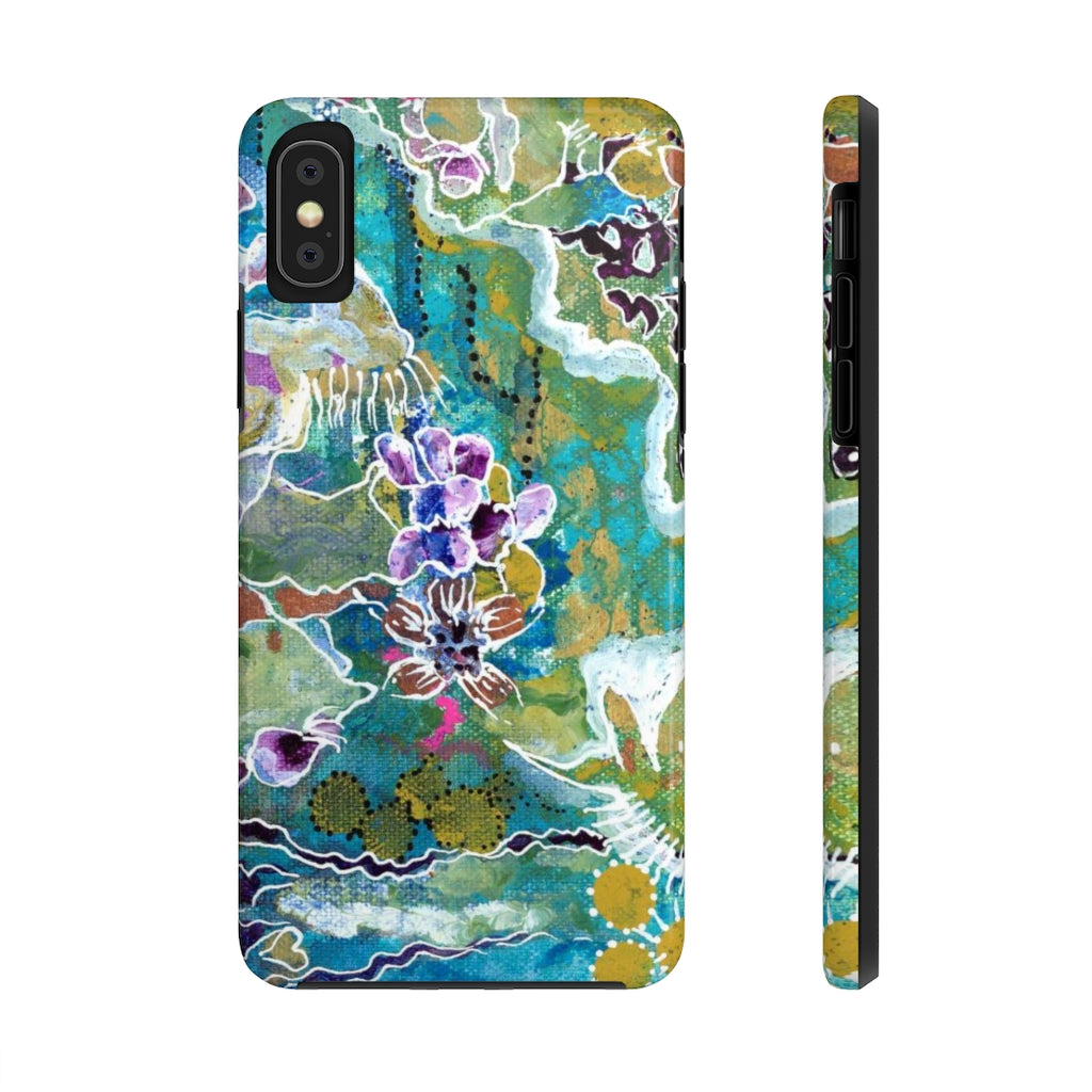 Meditation In Blues - Phone Cases, Case-Mate