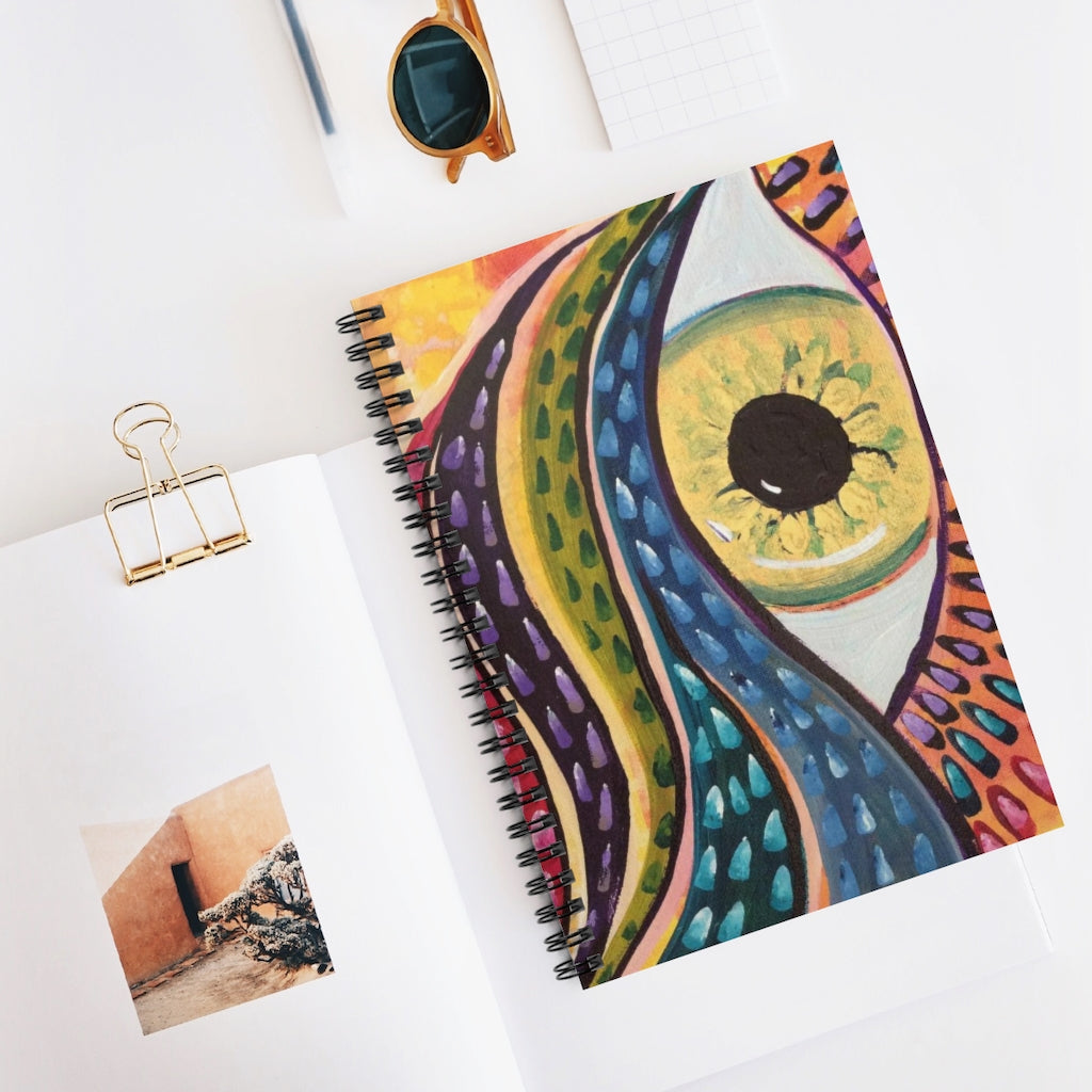 Window of the Soul - Spiral Notebook - Ruled Line