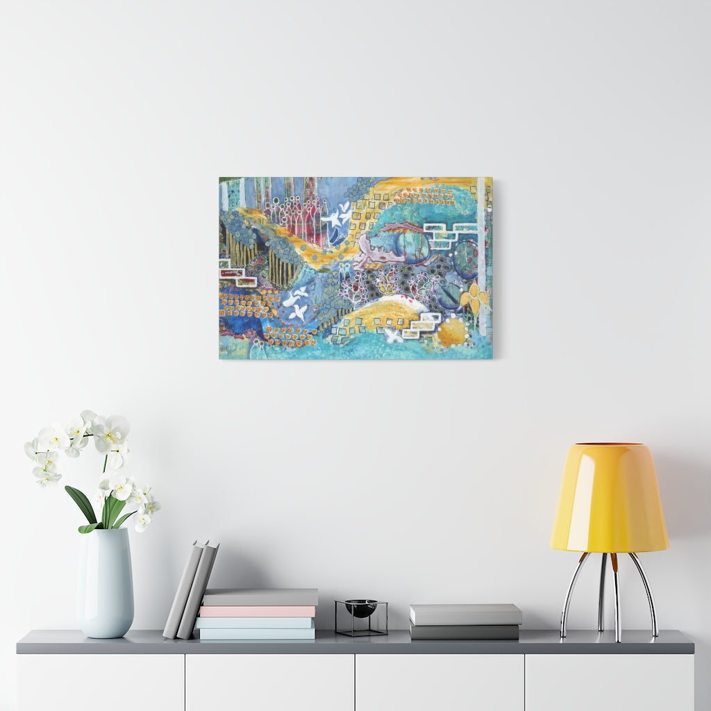 "Sun Sky Sea" Canvas Print (Australia)