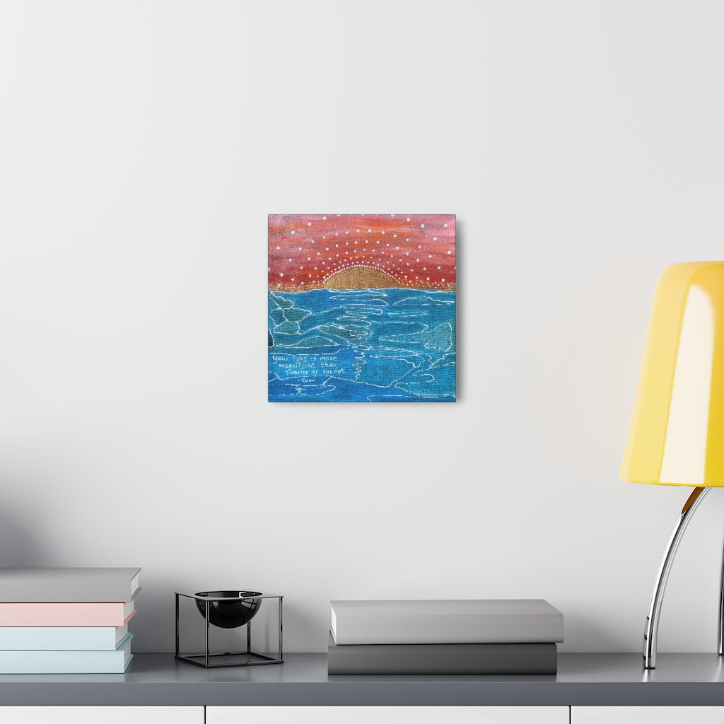 "Your Light" - Canvas Gallery Wrap