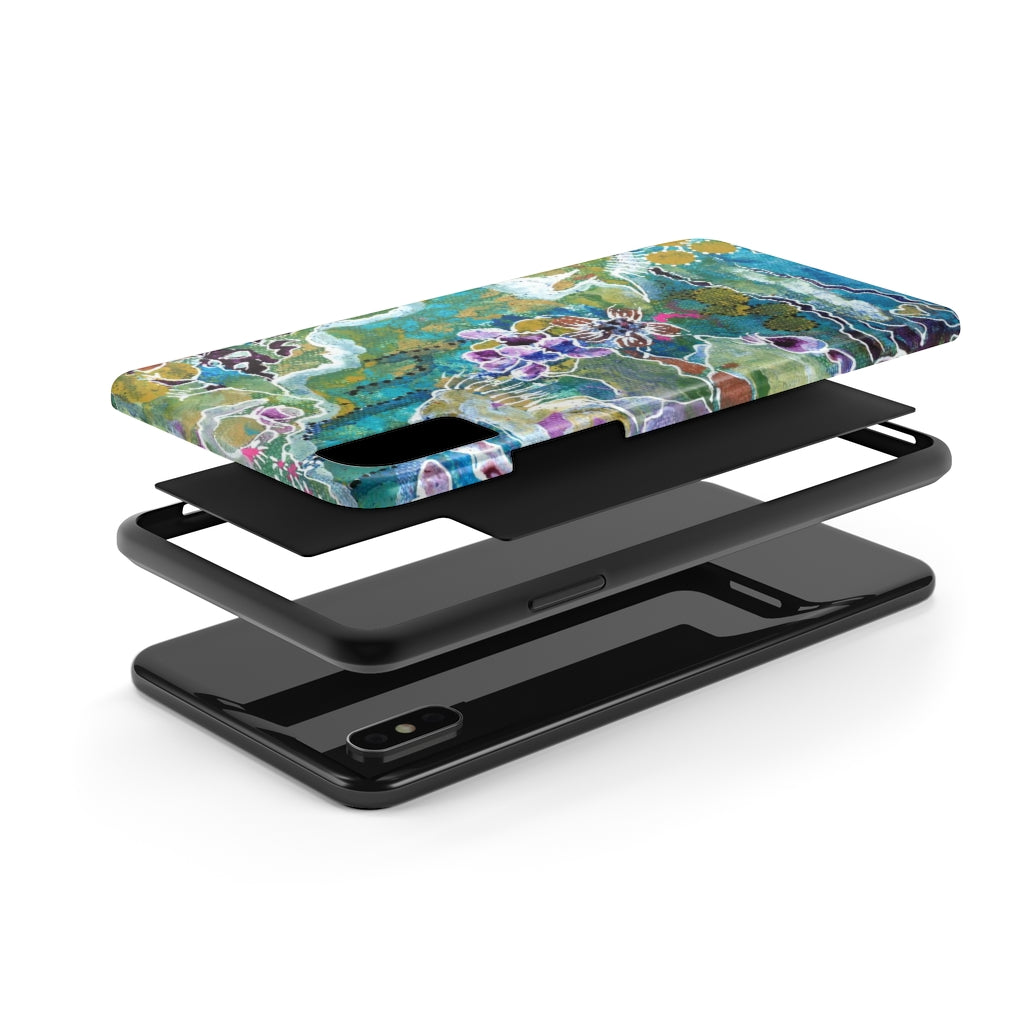 Meditation In Blues - Phone Cases, Case-Mate