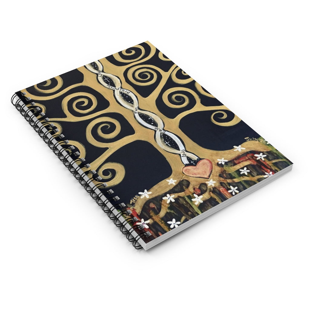 Prosperity Tree - Spiral Notebook - Ruled Line