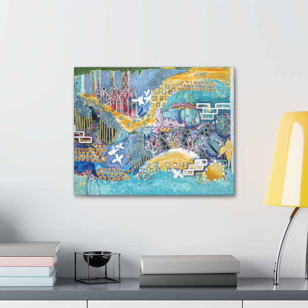 "Sun Sky Sea" - Canvas Gallery Wraps