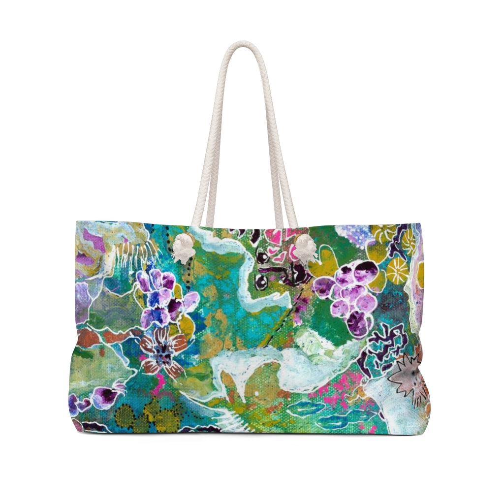 Meditation In Blues - Weekender Bag