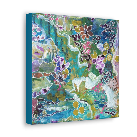 "Meditation One Blues" - Canvas Gallery Wraps