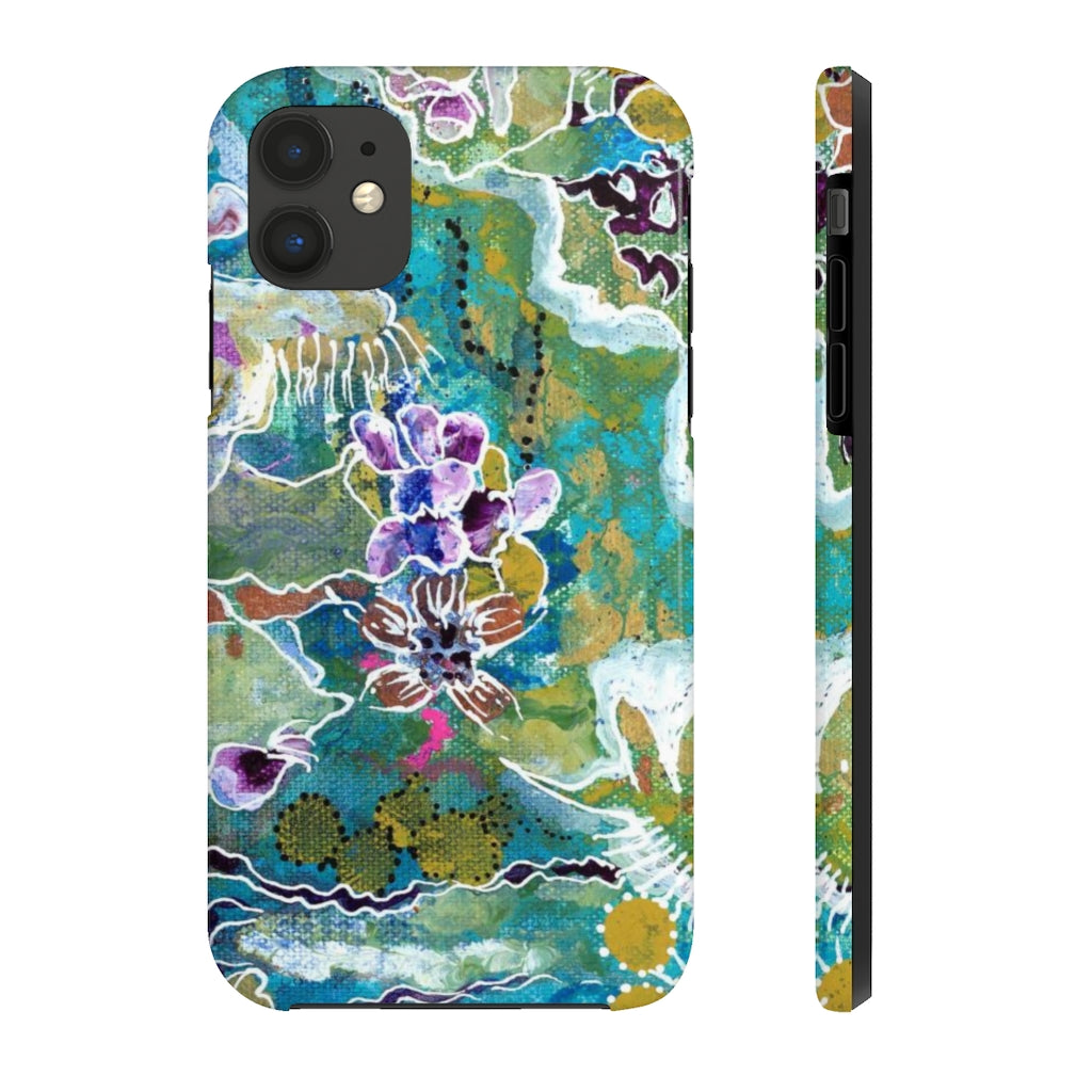 Meditation In Blues - Phone Cases, Case-Mate