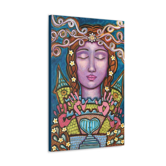 "Castles Compost and Fingerpaints" - Canvas Gallery Wraps