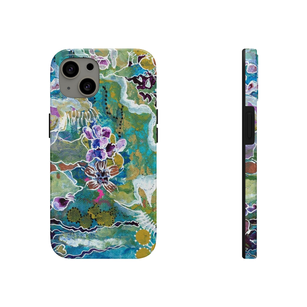 Meditation In Blues - Phone Cases, Case-Mate