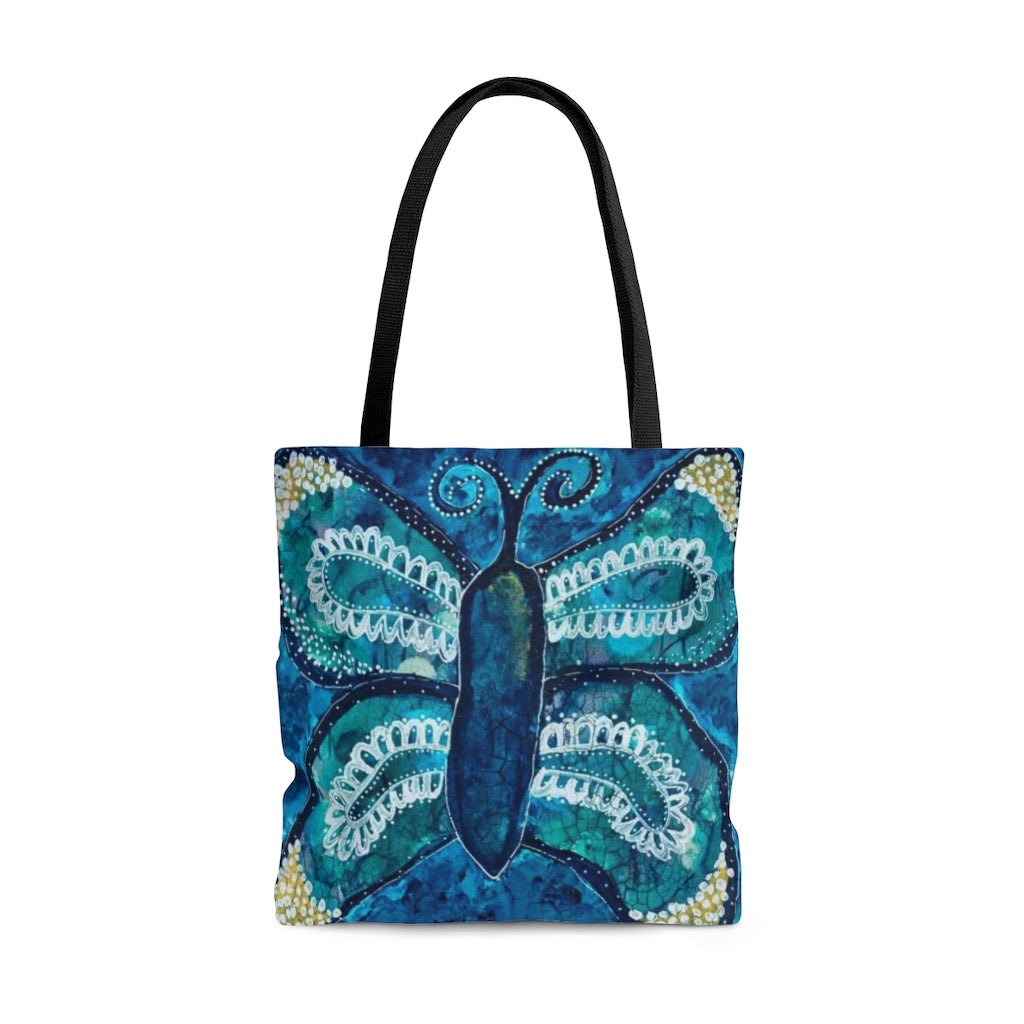 "Boho Butterfly" Printed Tote Bag