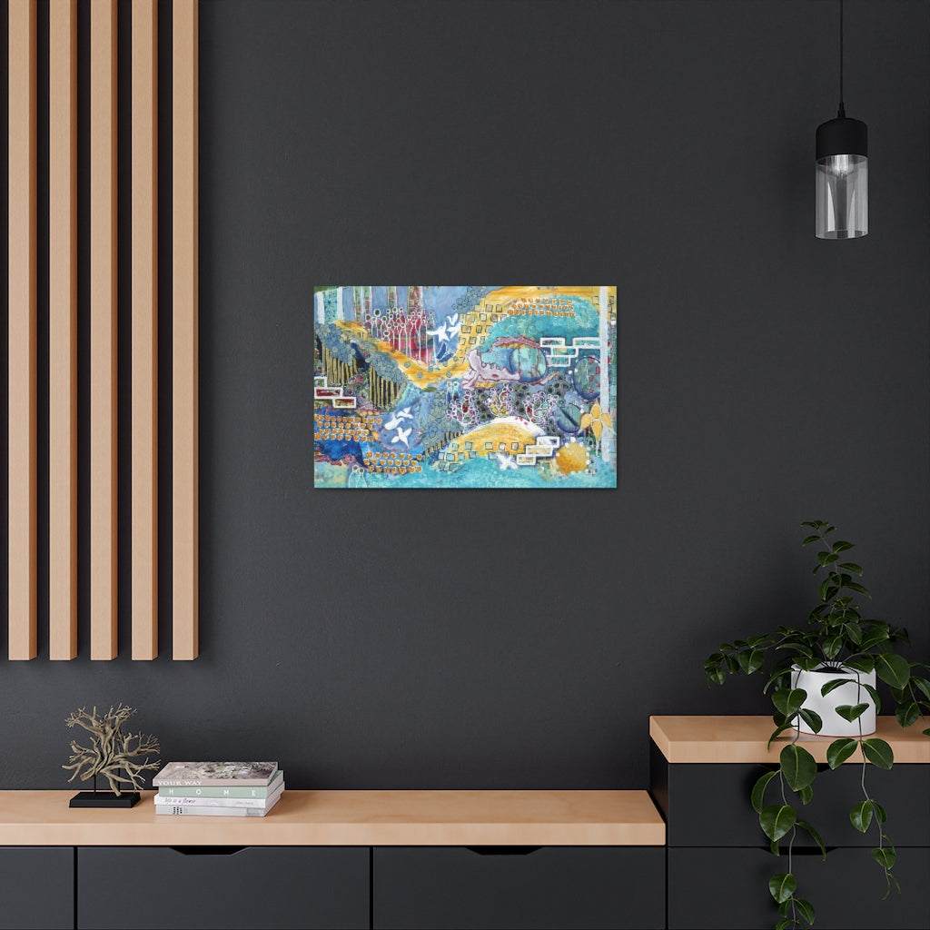 "Sun Sky Sea" - Canvas Gallery Wraps