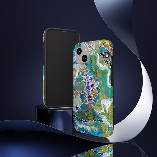 Meditation In Blues - Phone Cases, Case-Mate