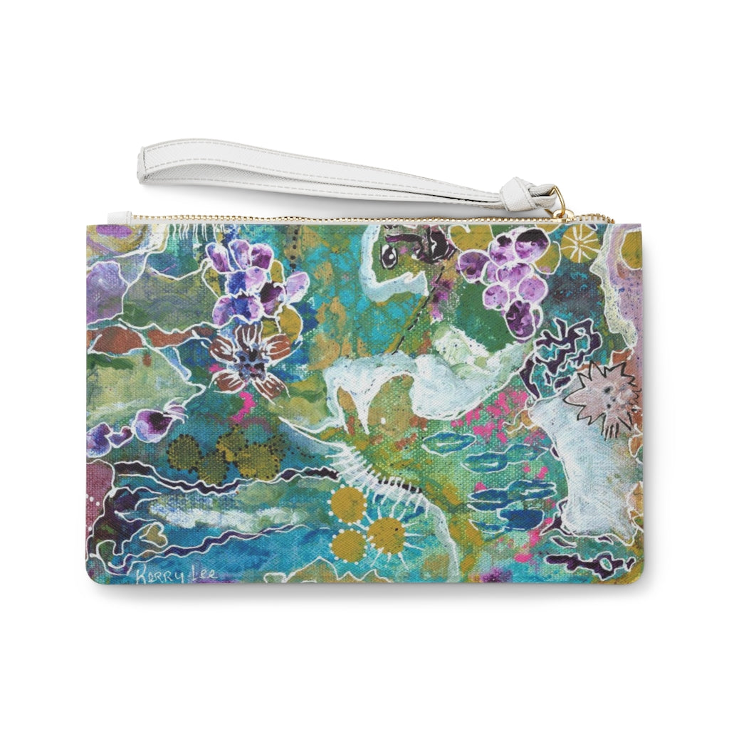 Meditation One Blues - 9 Inch Clutch Bag