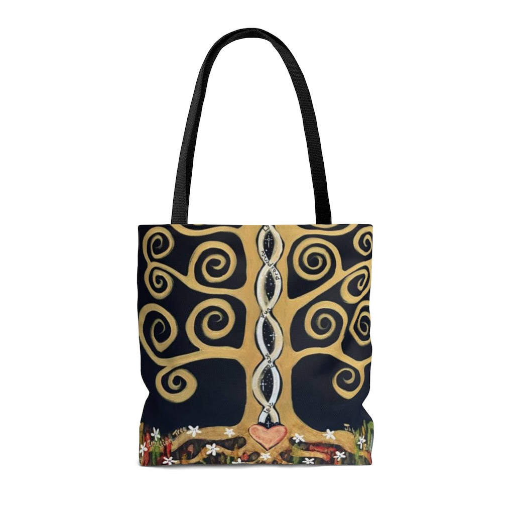 "Abundance Tree" Printed Tote Bag