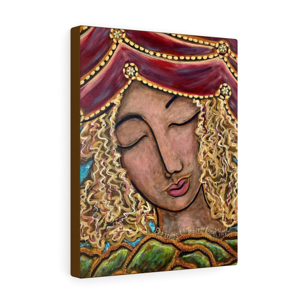 "She Tends to The Garden of Hope" - Canvas Gallery Wraps