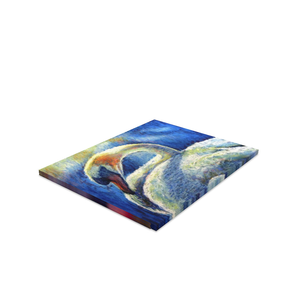 "Serenity Swan" Blank Greeting Cards