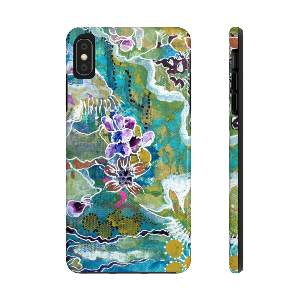 Meditation In Blues - Phone Cases, Case-Mate