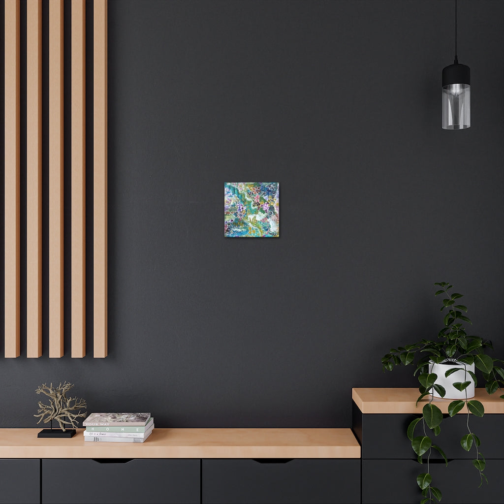 "Meditation One Blues" - Canvas Gallery Wraps
