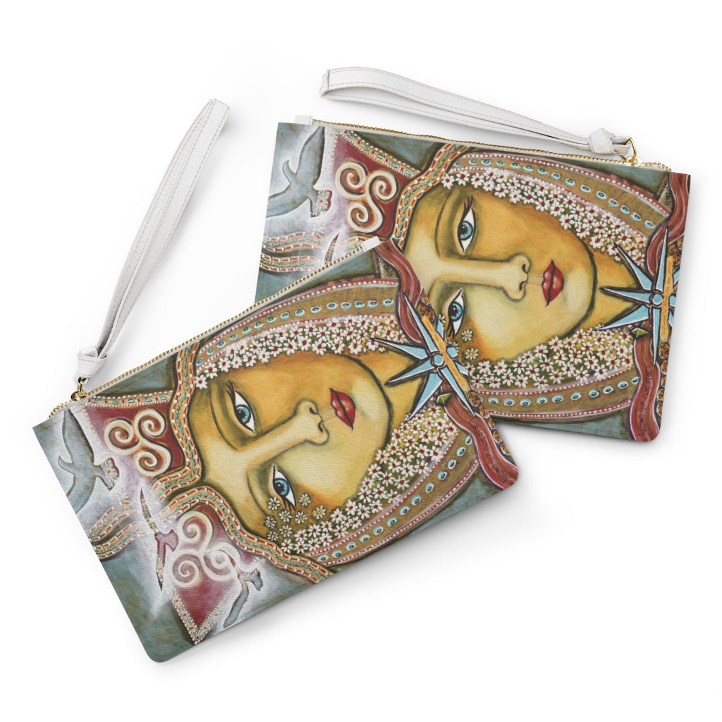 "She Follows Her Own Stars" 9 Inch Clutch Bag