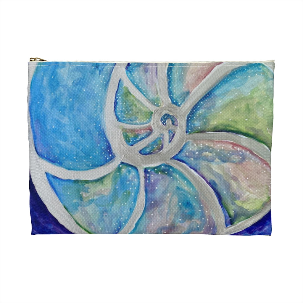 "Nautlilus Shell" - Accessory Pouch