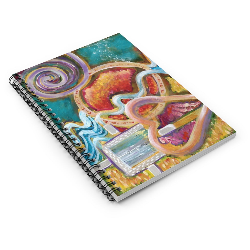 "Cosmos Vibes" - Spiral Notebook - Ruled Line