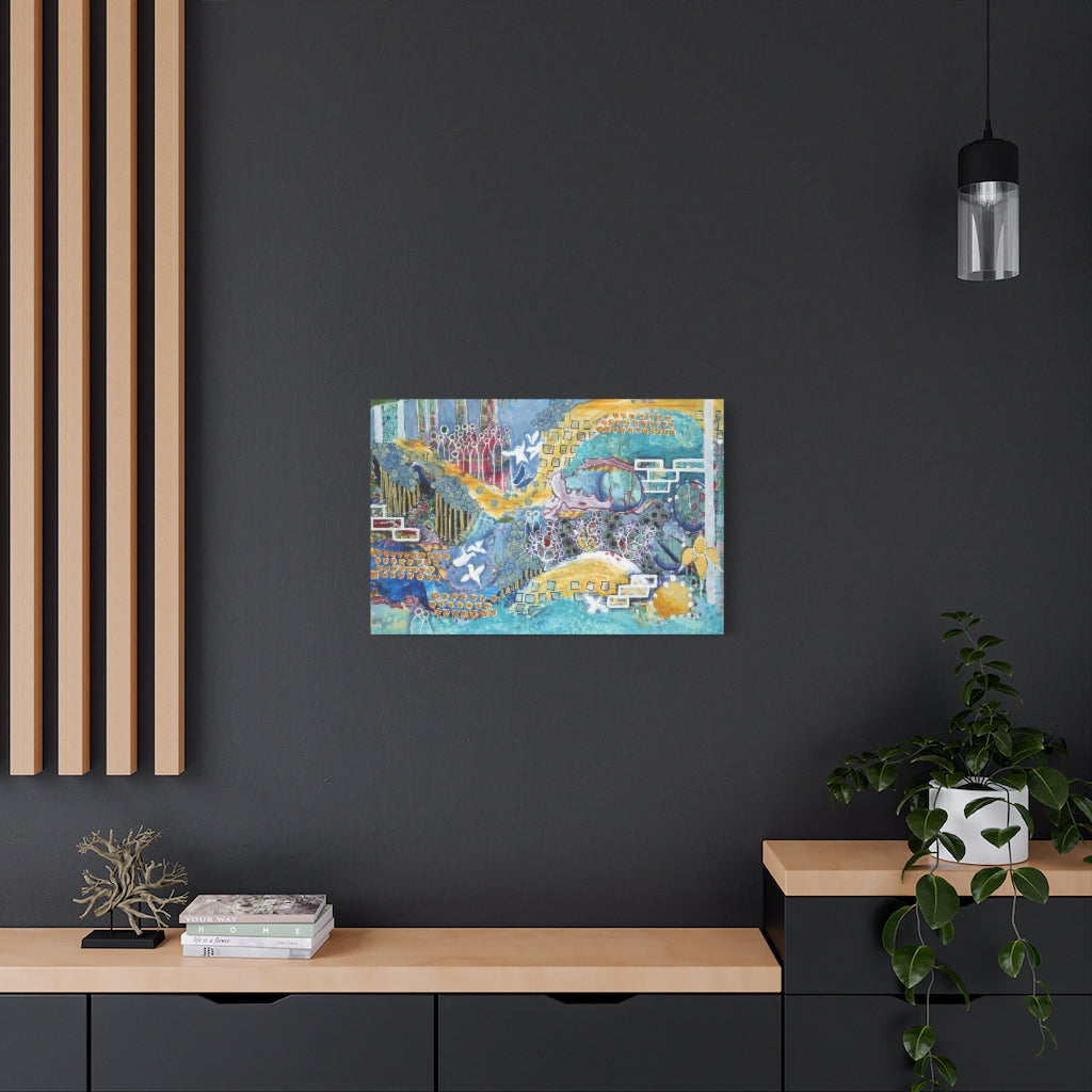 "Sun Sky Sea" Canvas Print (Australia)