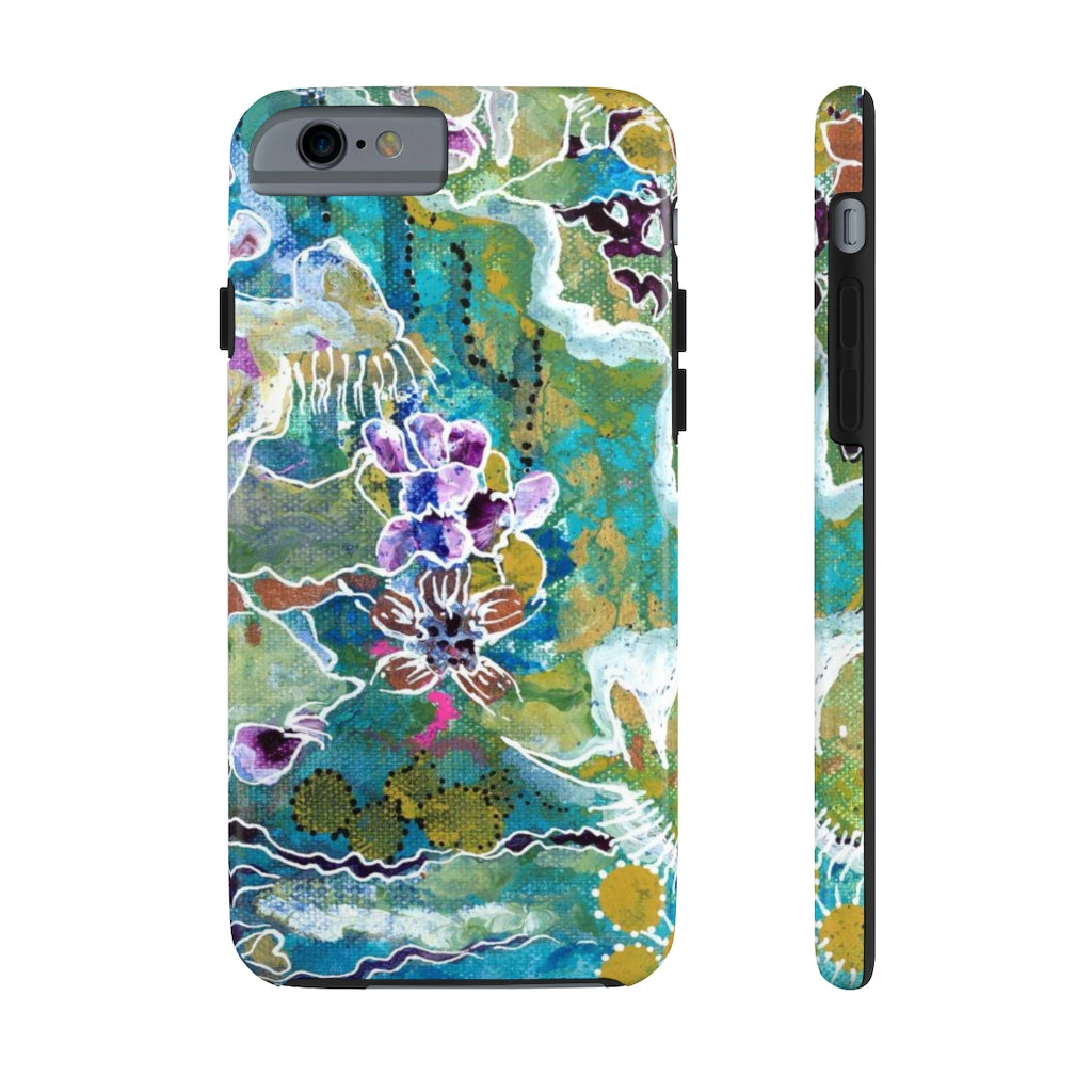Meditation In Blues - Phone Cases, Case-Mate