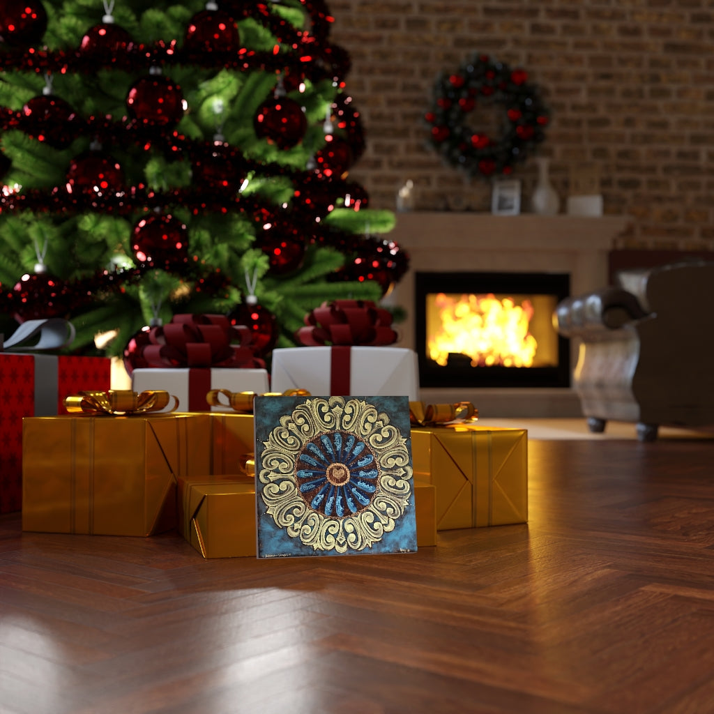 "I Love You Because Mandala" - Canvas Gallery Wraps