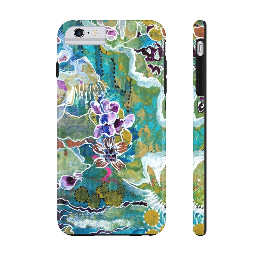 Meditation In Blues - Phone Cases, Case-Mate