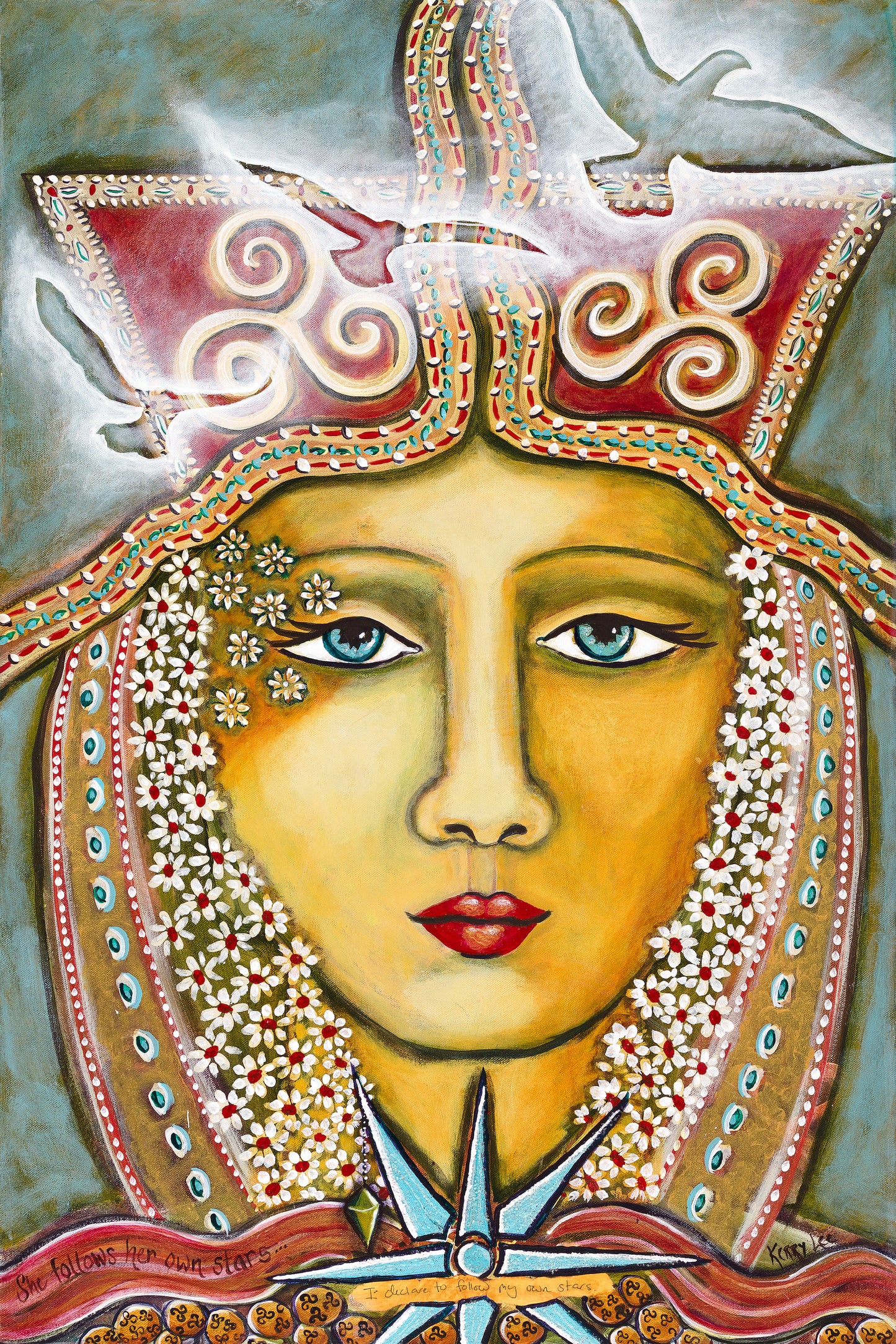 "She Follows Her Own Stars" - Canvas Gallery Wraps