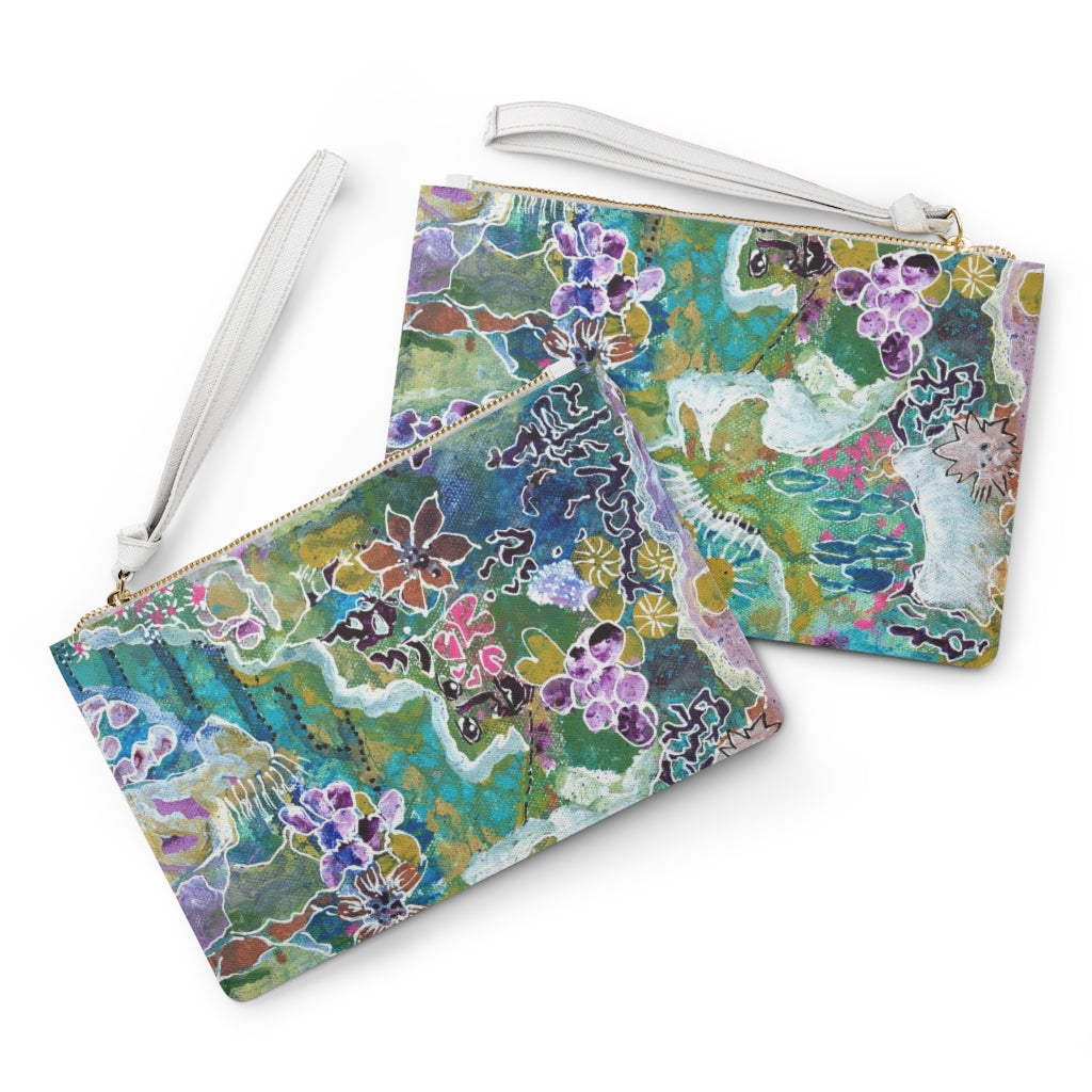 Meditation One Blues - 9 Inch Clutch Bag