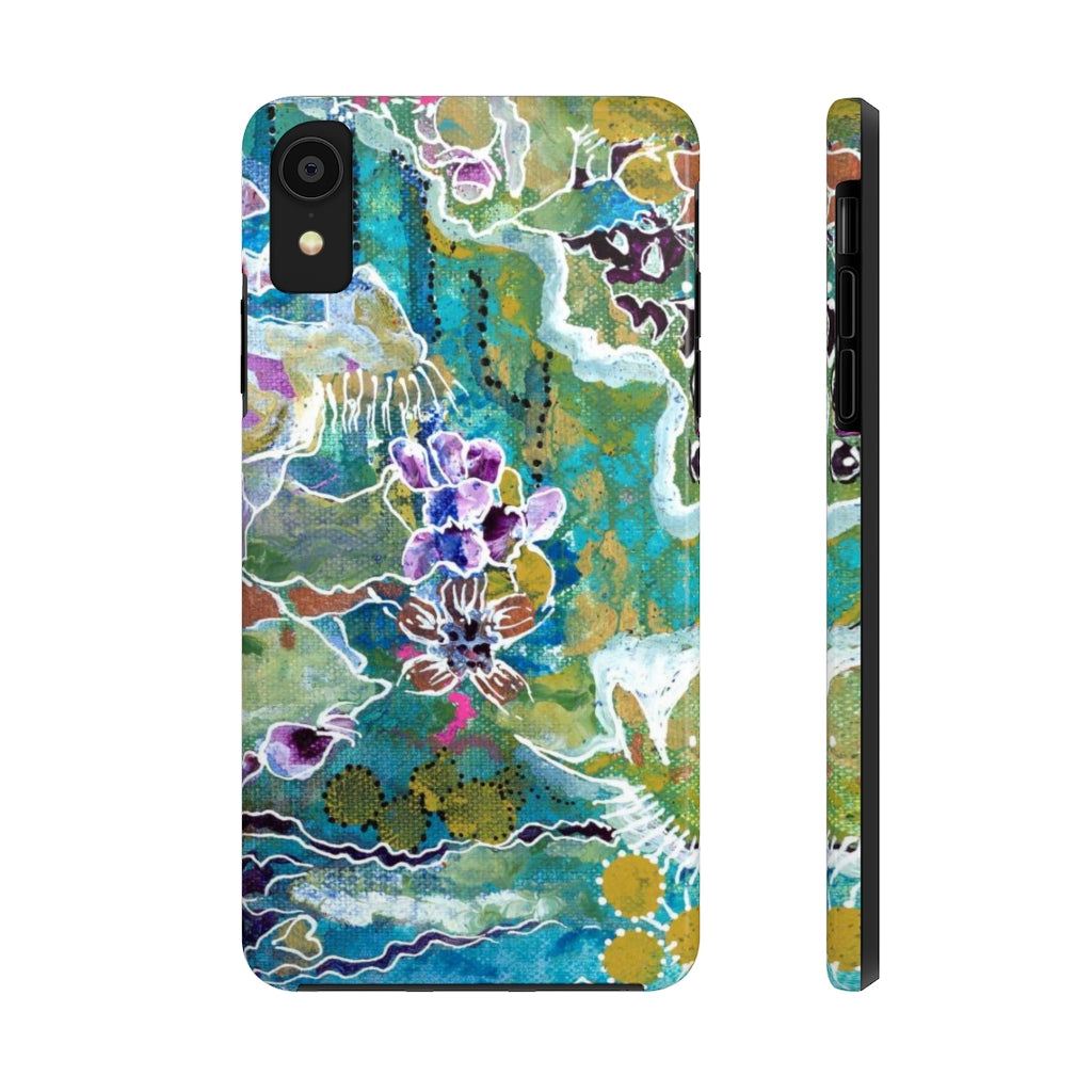 Meditation In Blues - Phone Cases, Case-Mate