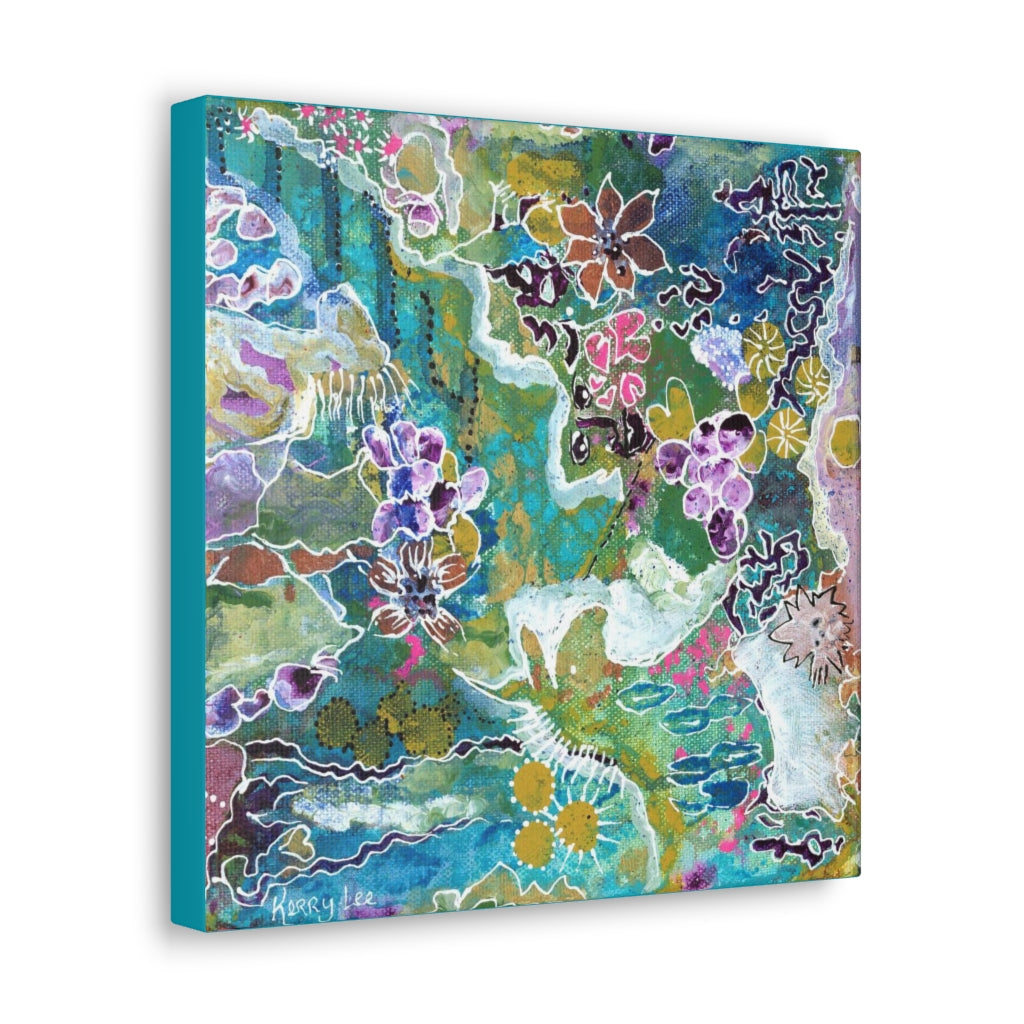 "Meditation One Blues" Canvas Print (Australia)