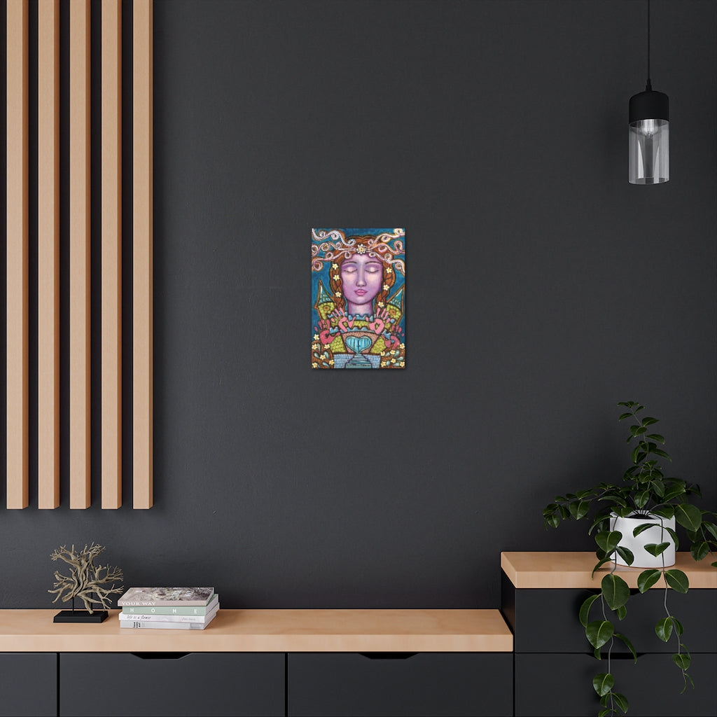 "Castles Compost and Fingerpaints" - Canvas Gallery Wraps