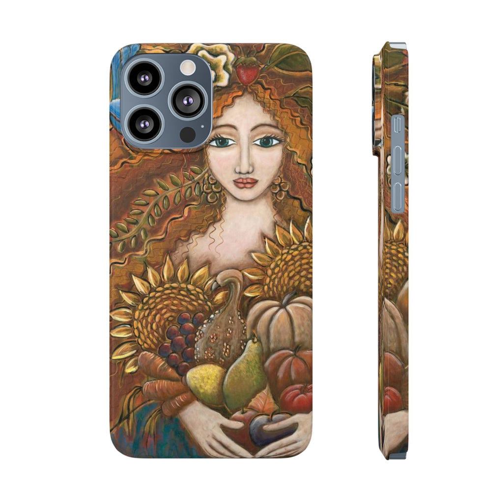 "She Harvests Abundance" - Phone Cases, Case-Mate