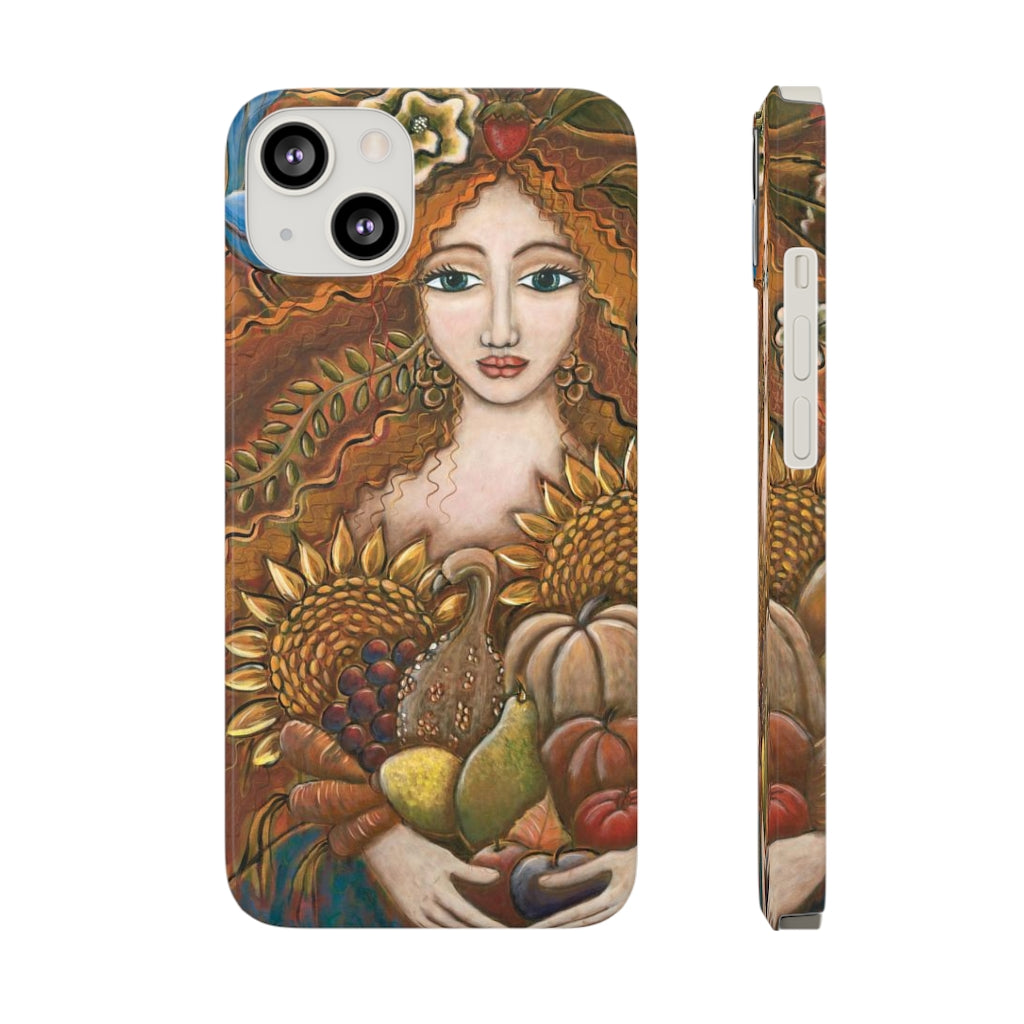 "She Harvests Abundance" - Phone Cases, Case-Mate