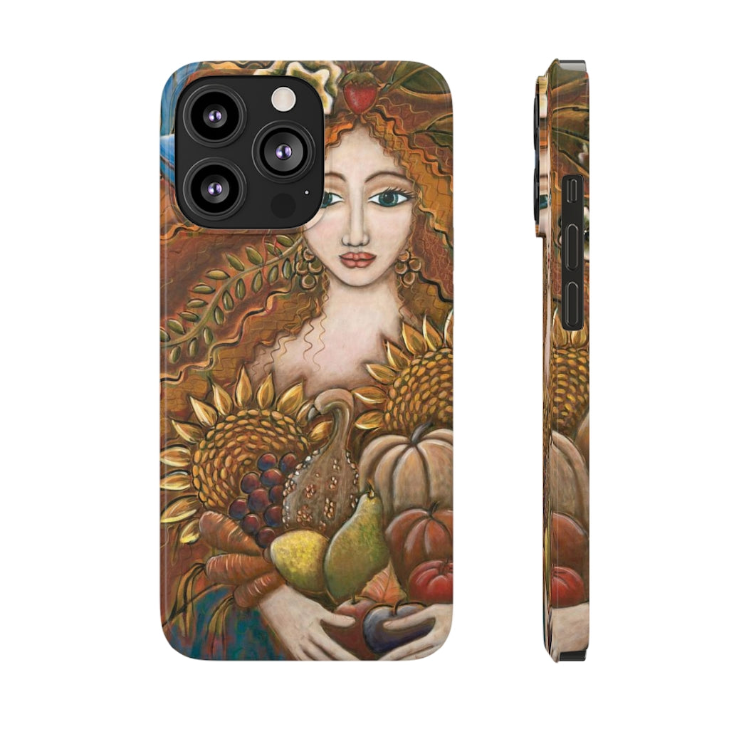 "She Harvests Abundance" - Phone Cases, Case-Mate