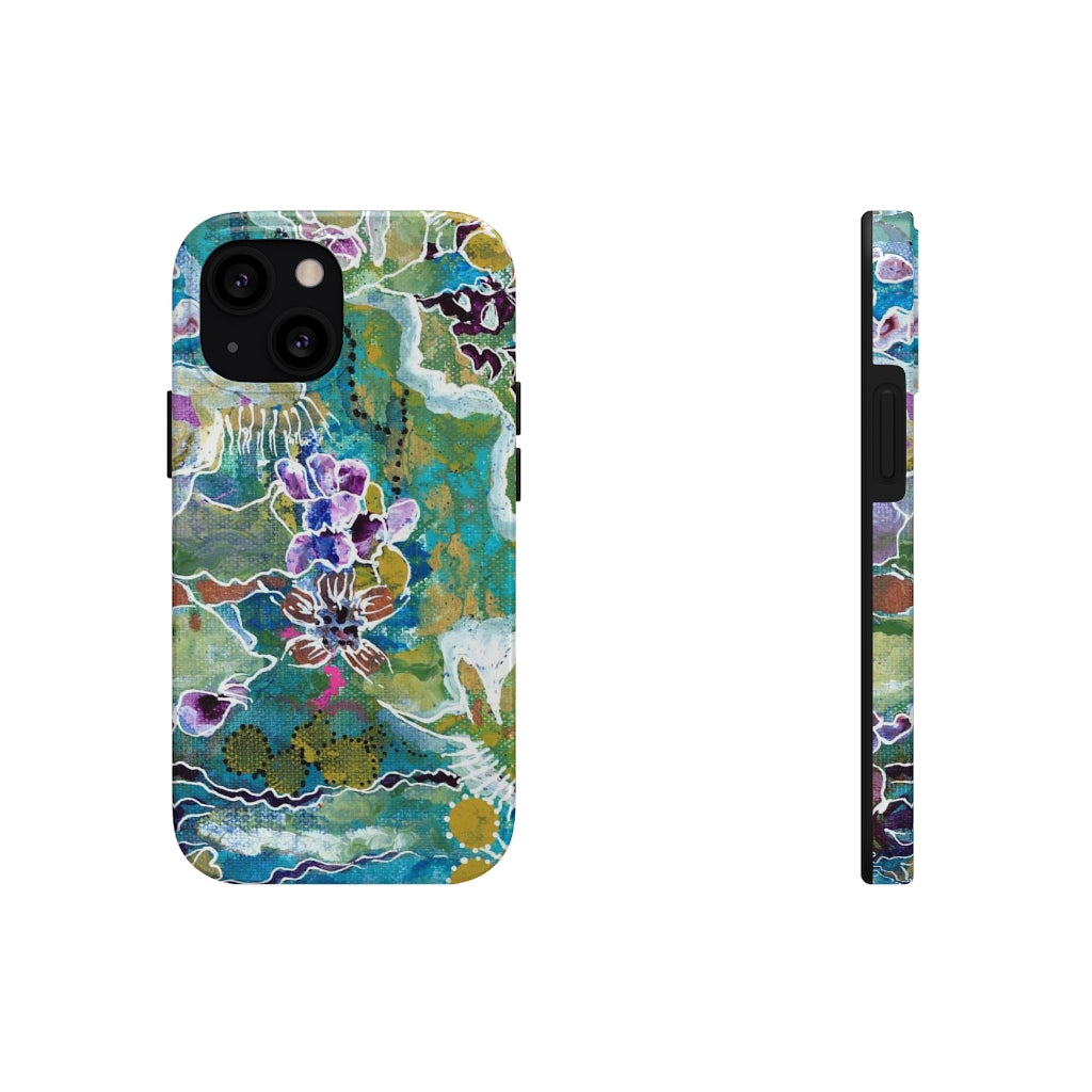 Meditation In Blues - Phone Cases, Case-Mate
