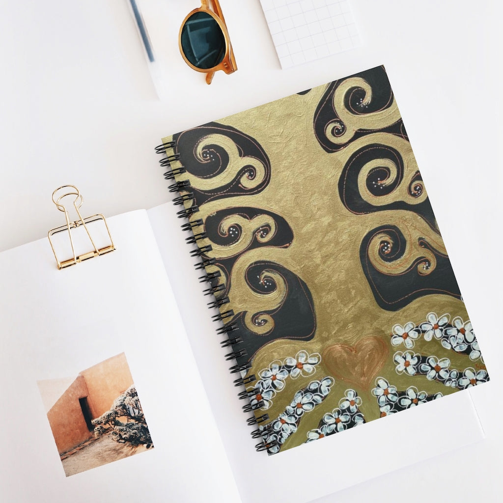 Tree of Love - Spiral Notebook - Ruled Line