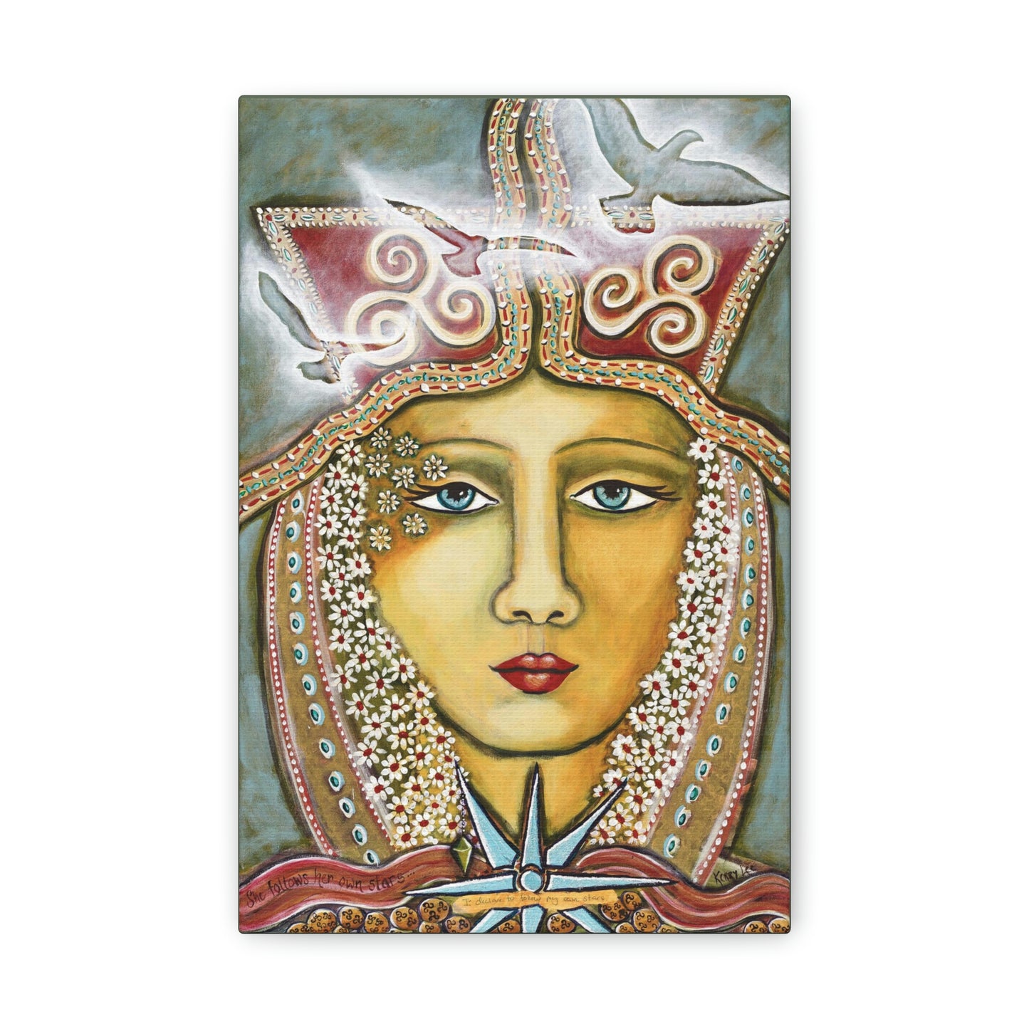 "She Follows Her Own Stars" Canvas Print (Australia)