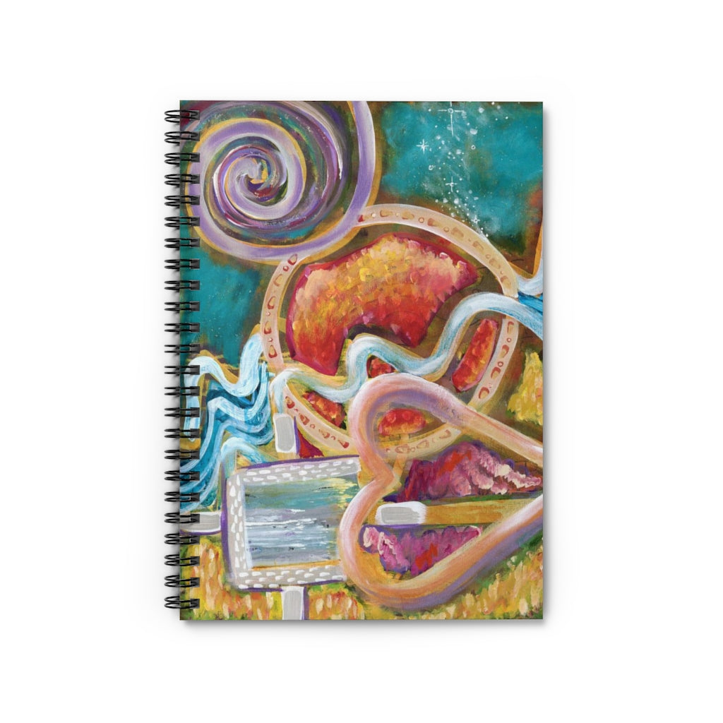 "Cosmos Vibes" - Spiral Notebook - Ruled Line