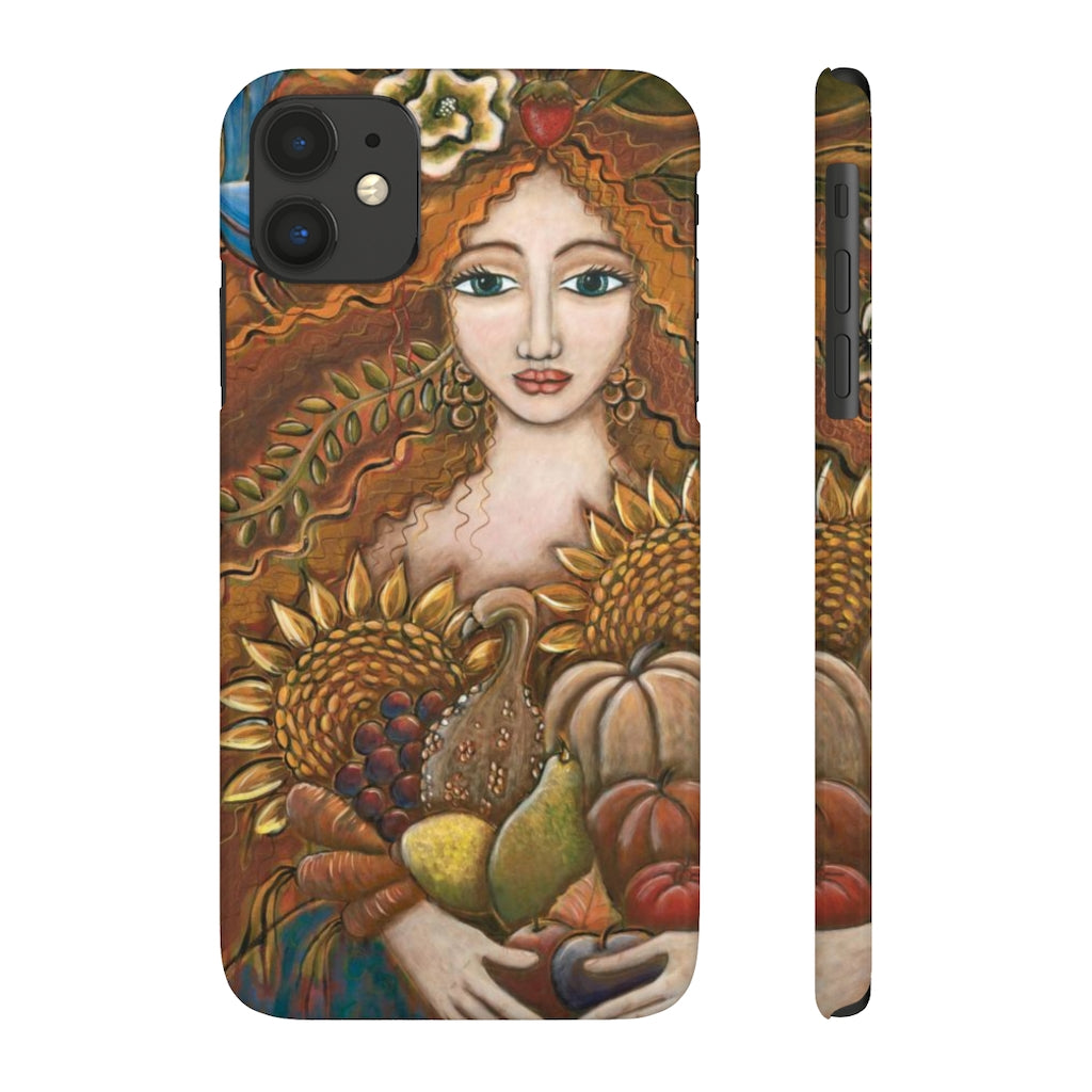 "She Harvests Abundance" - Phone Cases, Case-Mate